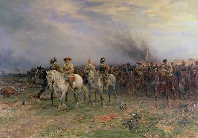 Cromwell after the Battle of Marston Moor by Ernest Crofts